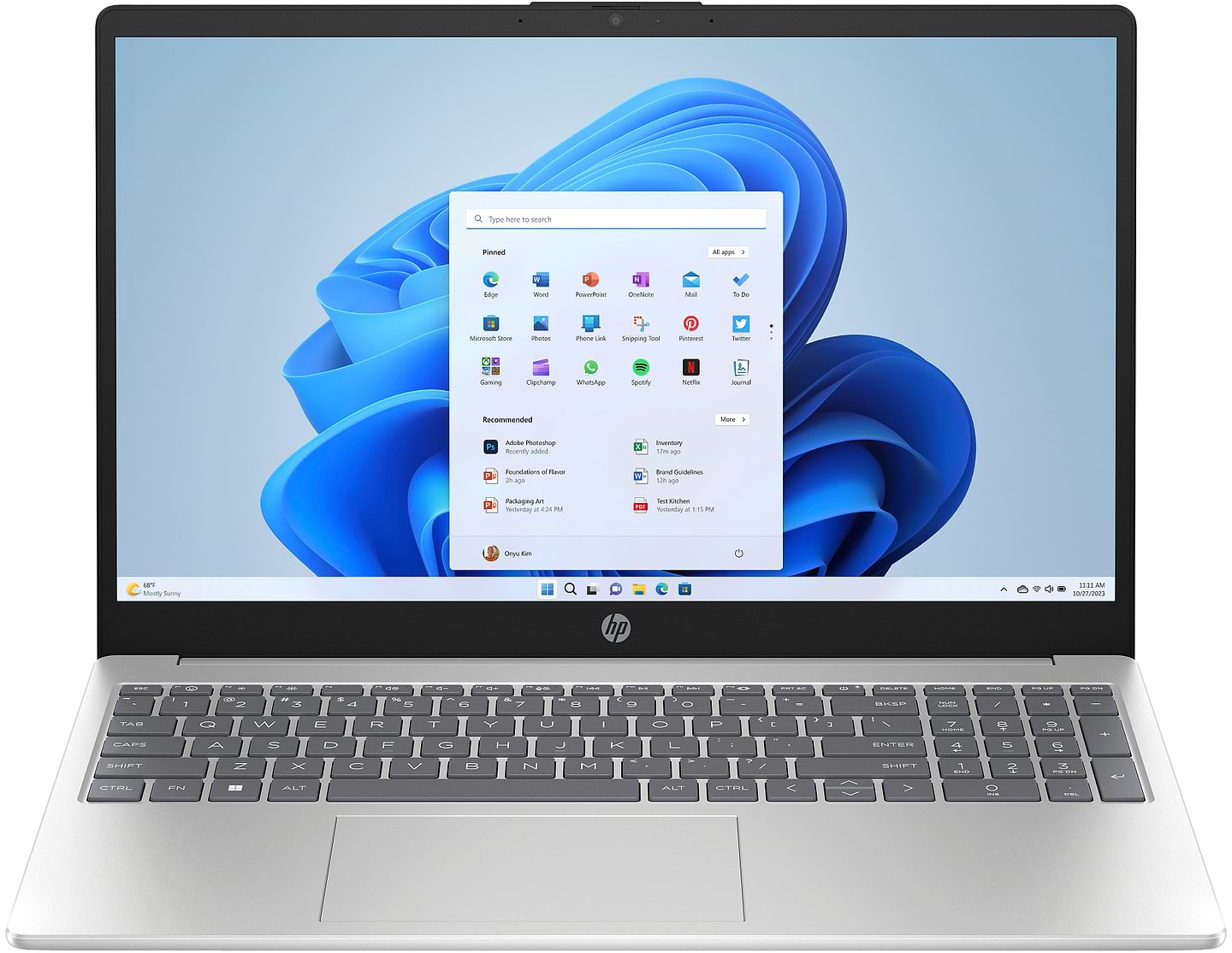 Ноутбук HP 15-fd1006ua (DV5T8EA) Silver